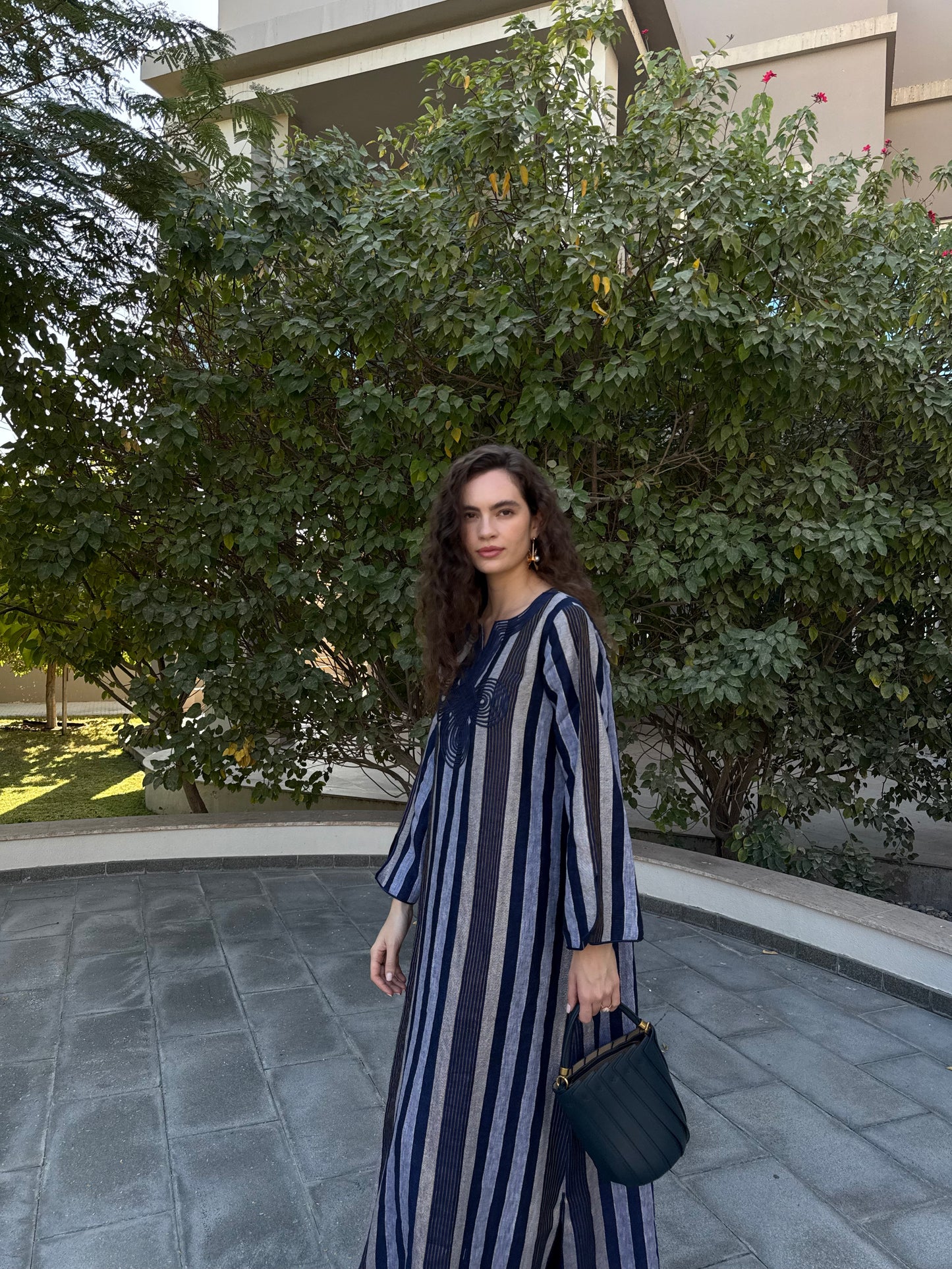 Nile Kaftan - Dark Blue