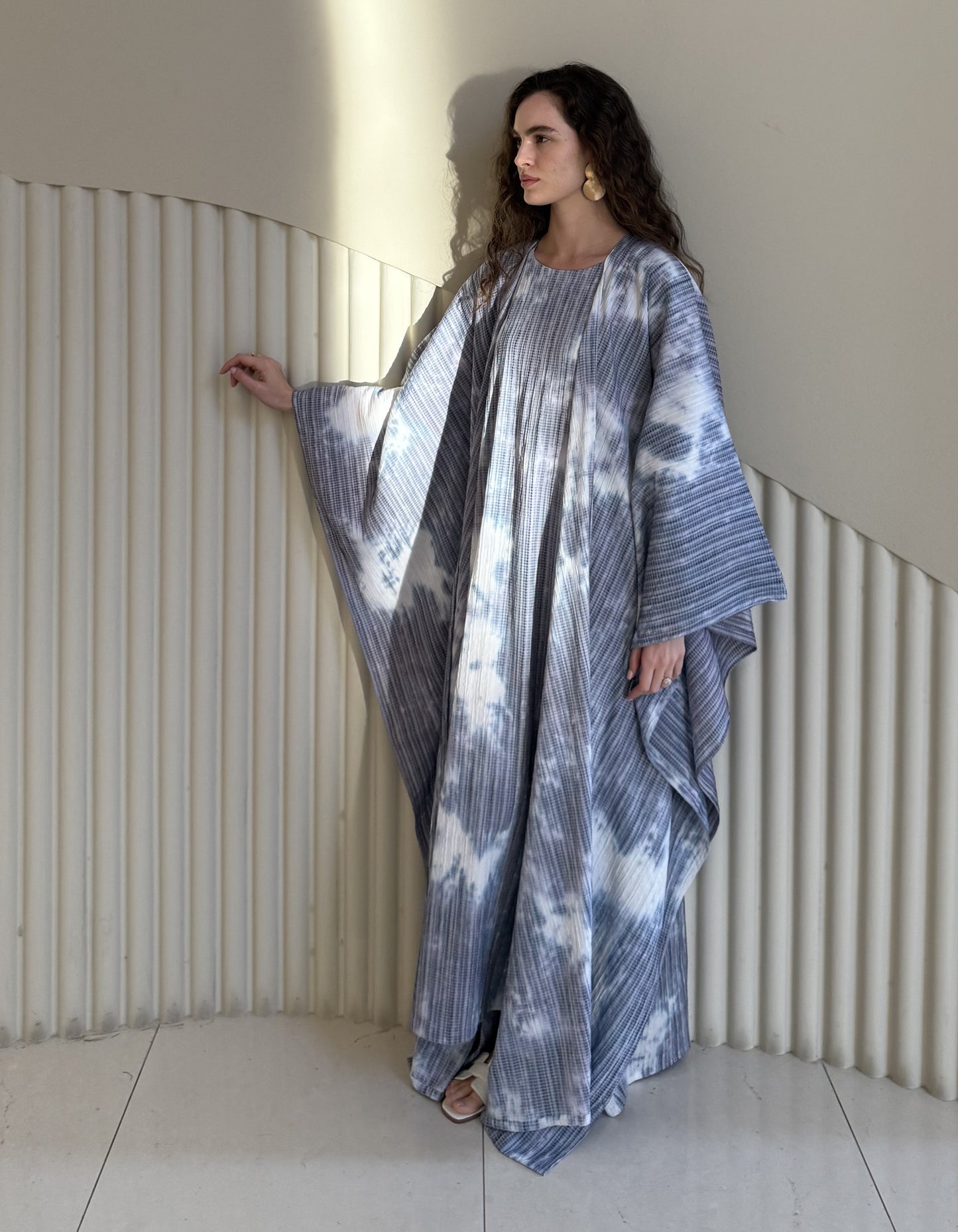 Hasna 2 piece Kaftan - Blue