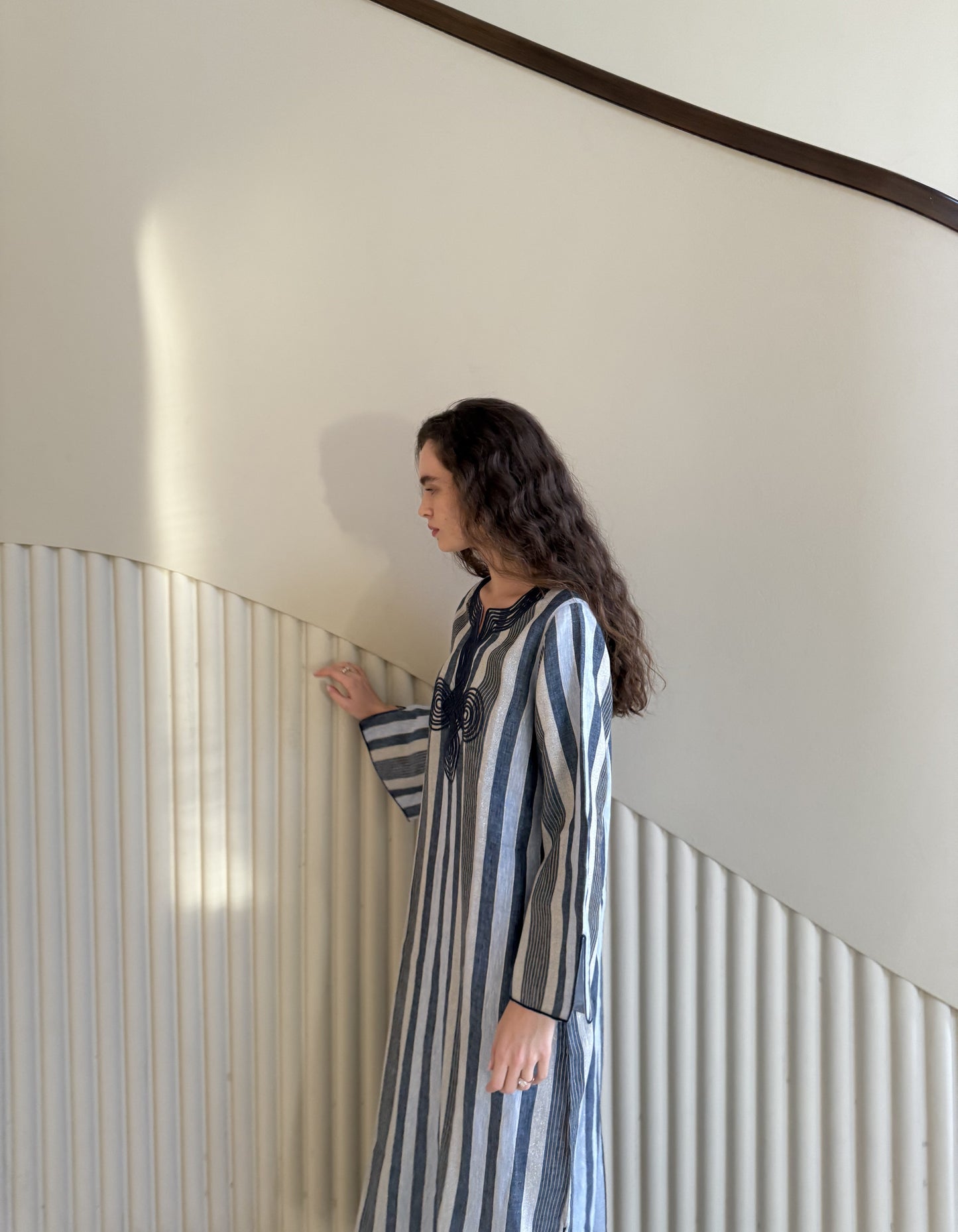 Nile Kaftan - Light Blue