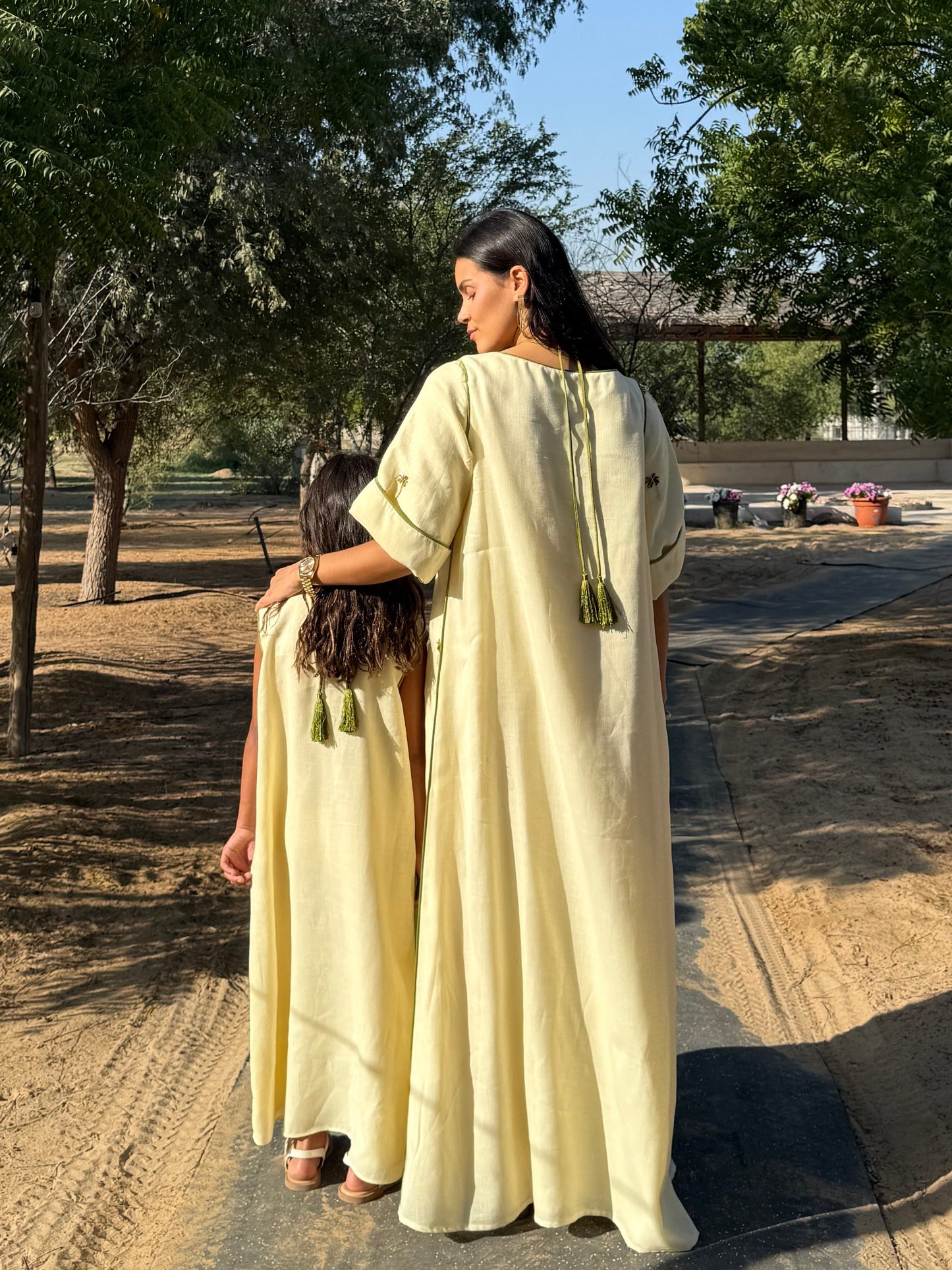 Luna Kids Kaftan- Yellow