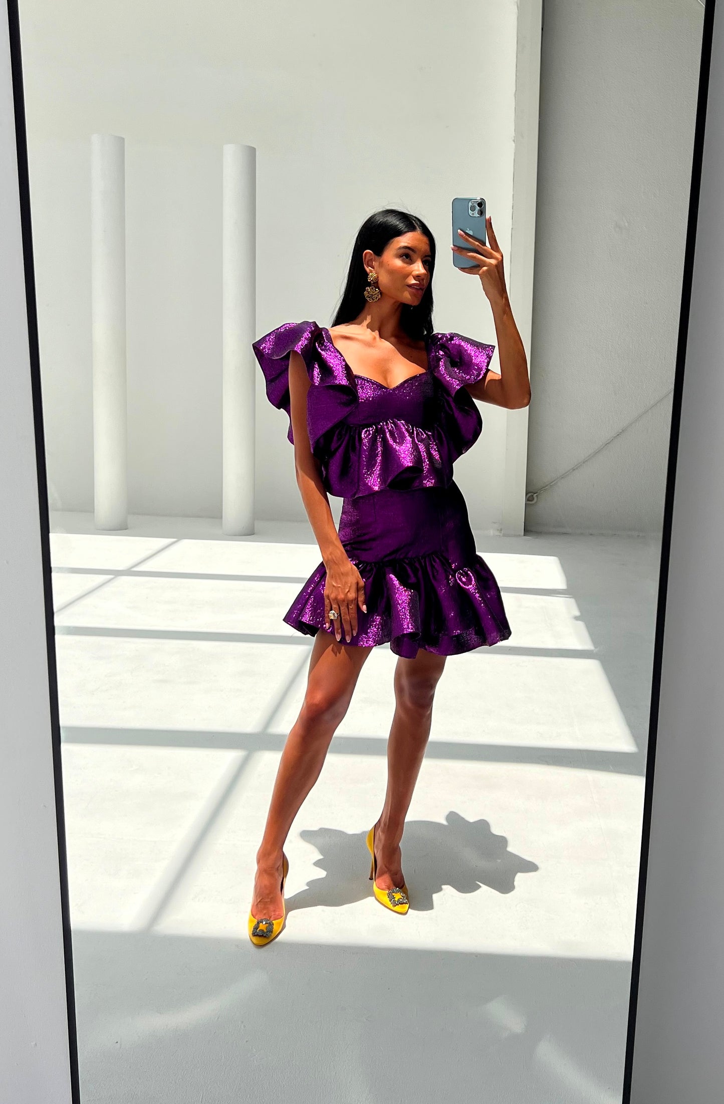 Purple Brocade - EDS032