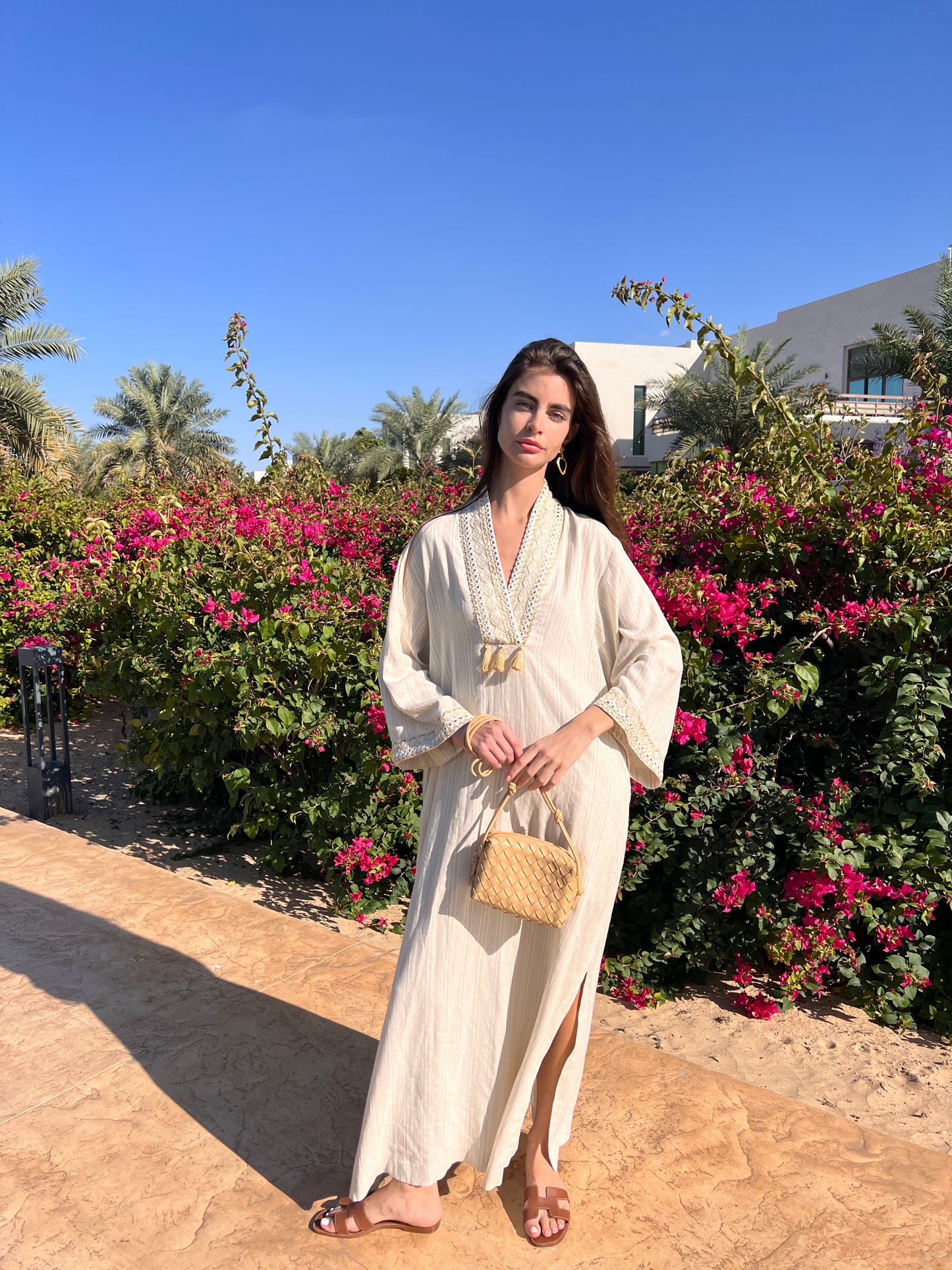 Maram Linen Kaftan