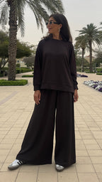 طقم الانسياب - بني