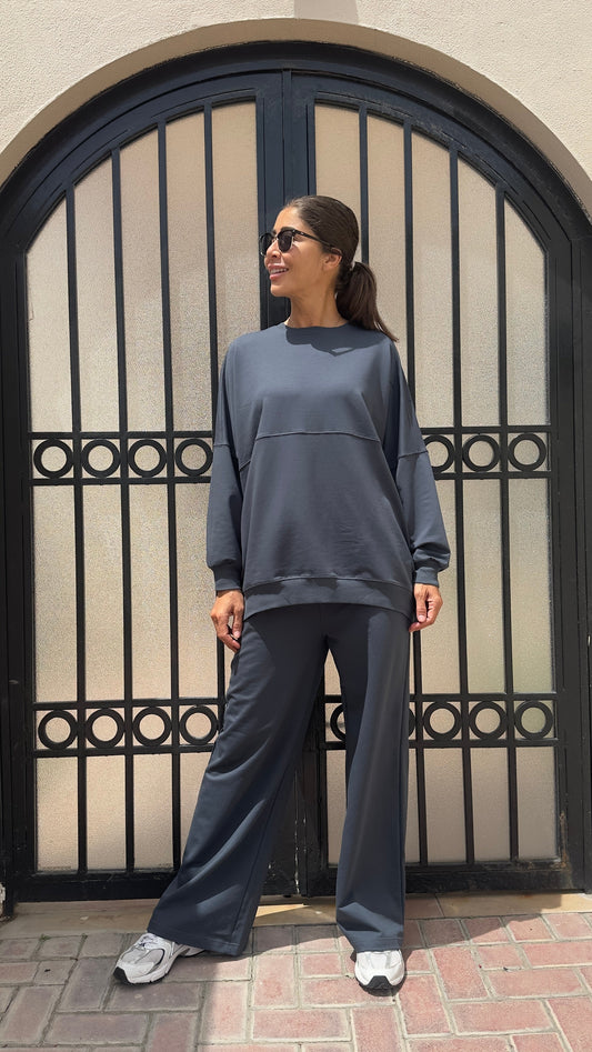 The line set  - Grey