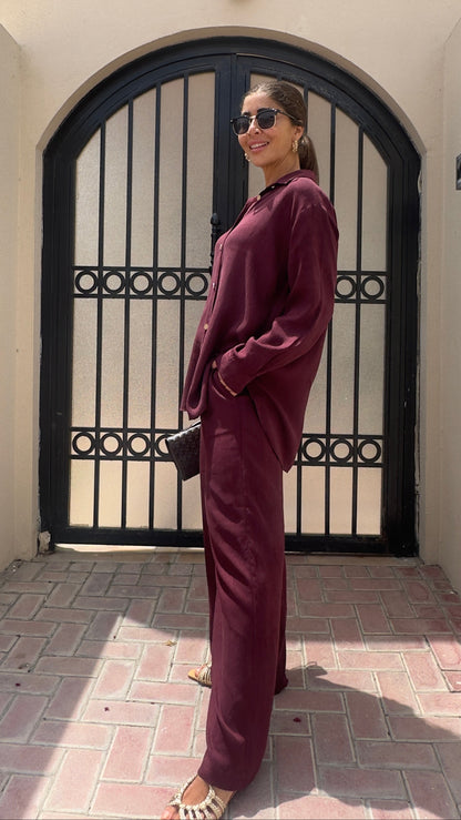 The Talia Set - Burgundy