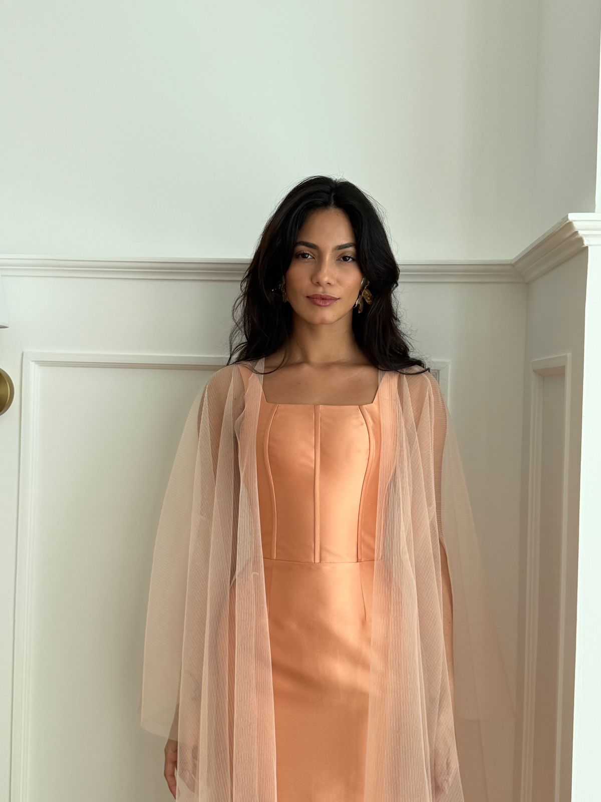 Nur Dress - Peach