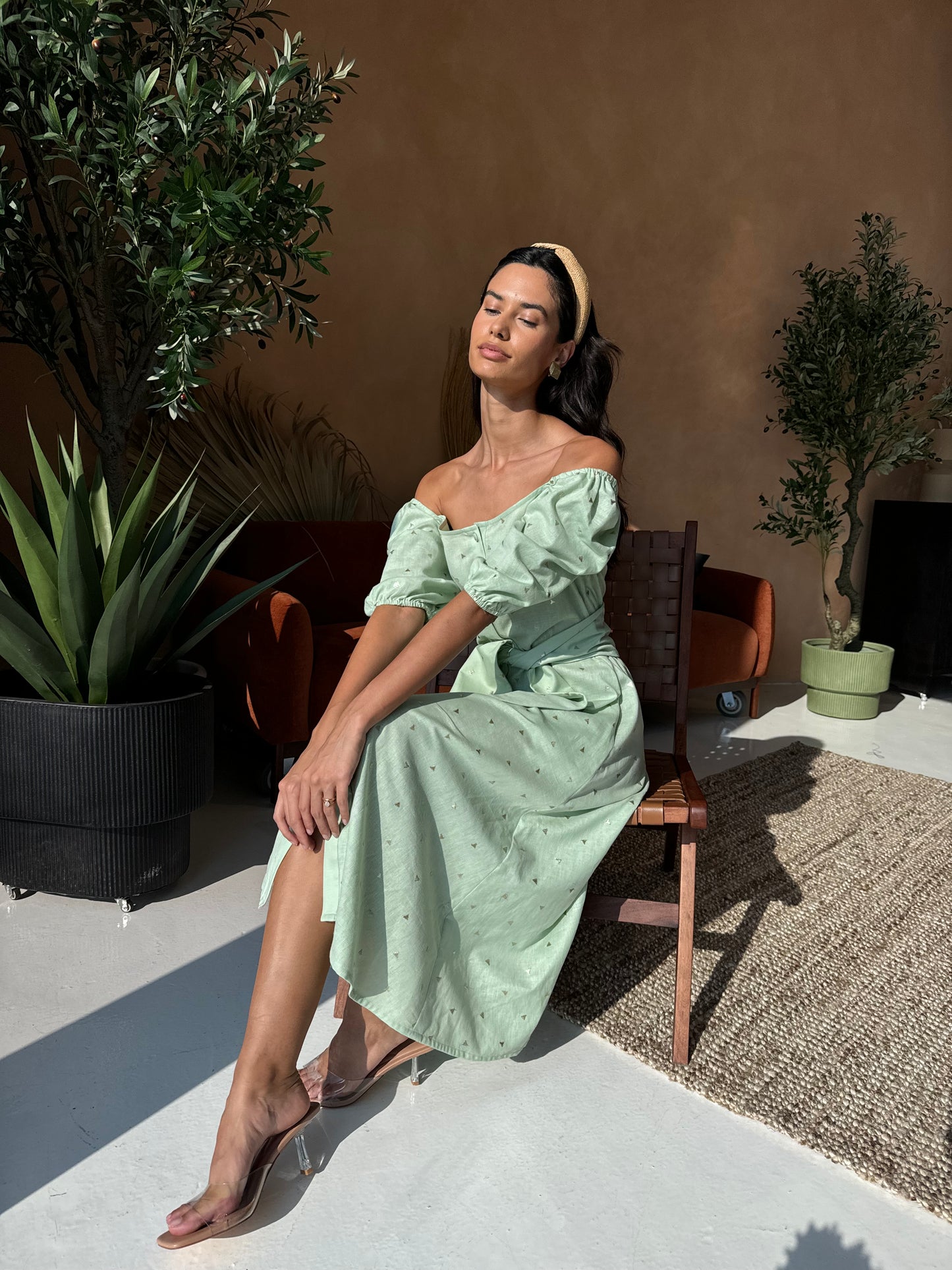 Mallorca Dress Light Green - EDS048