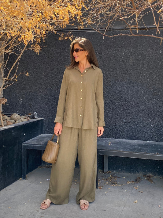 The Talia Set - Olive Green