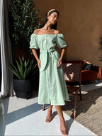Mallorca Dress Light Green - EDS048