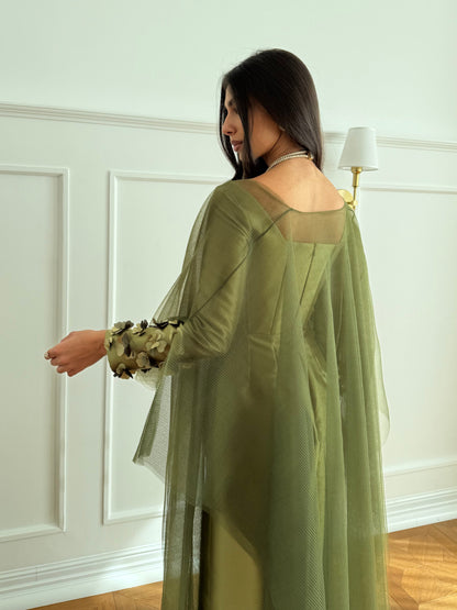 Ghazal Dress with Abaya