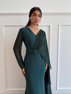 Fairuz shawl gown