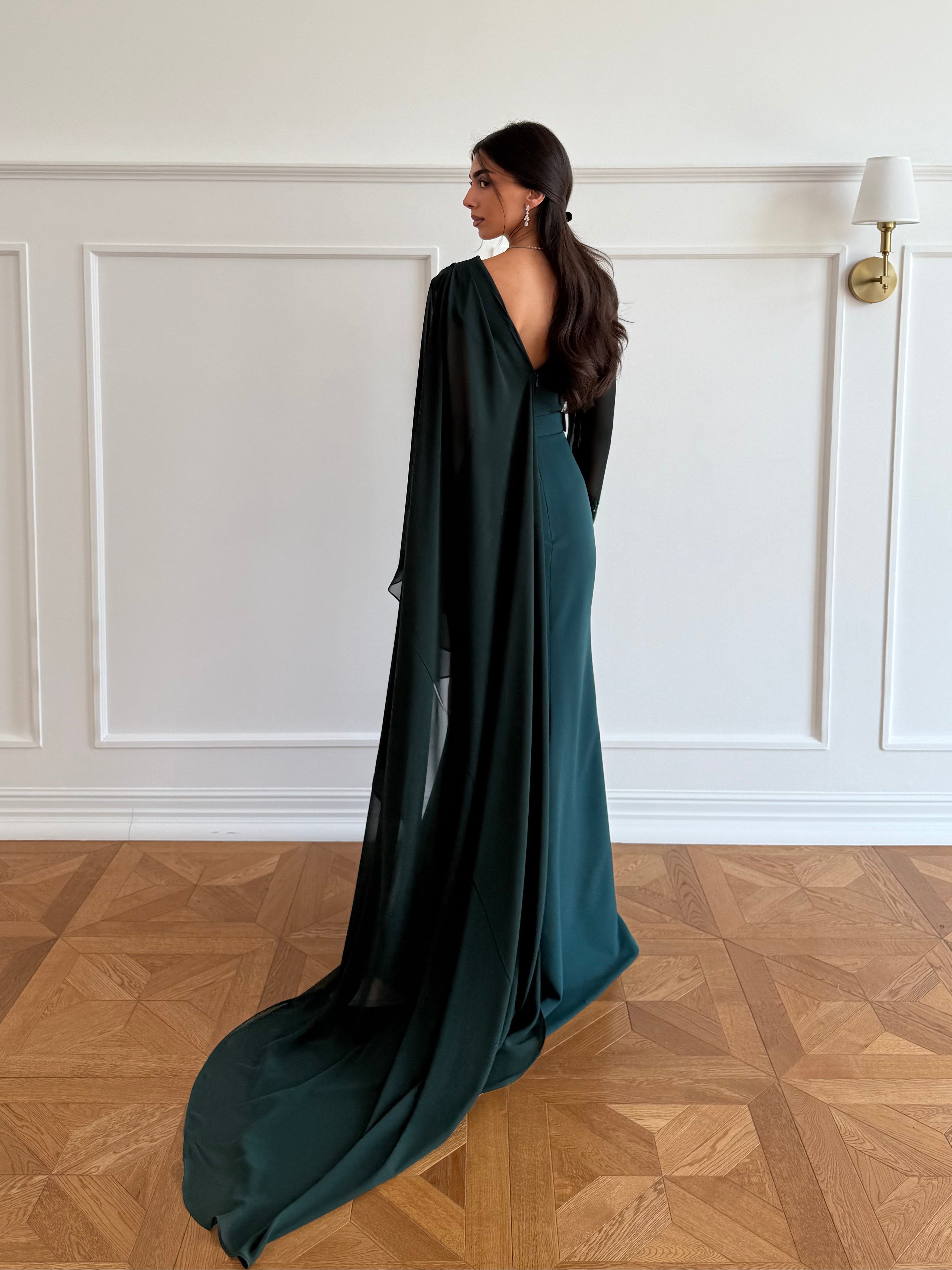 Fairuz shawl gown