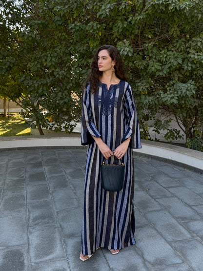 Nile Kaftan - Dark Blue