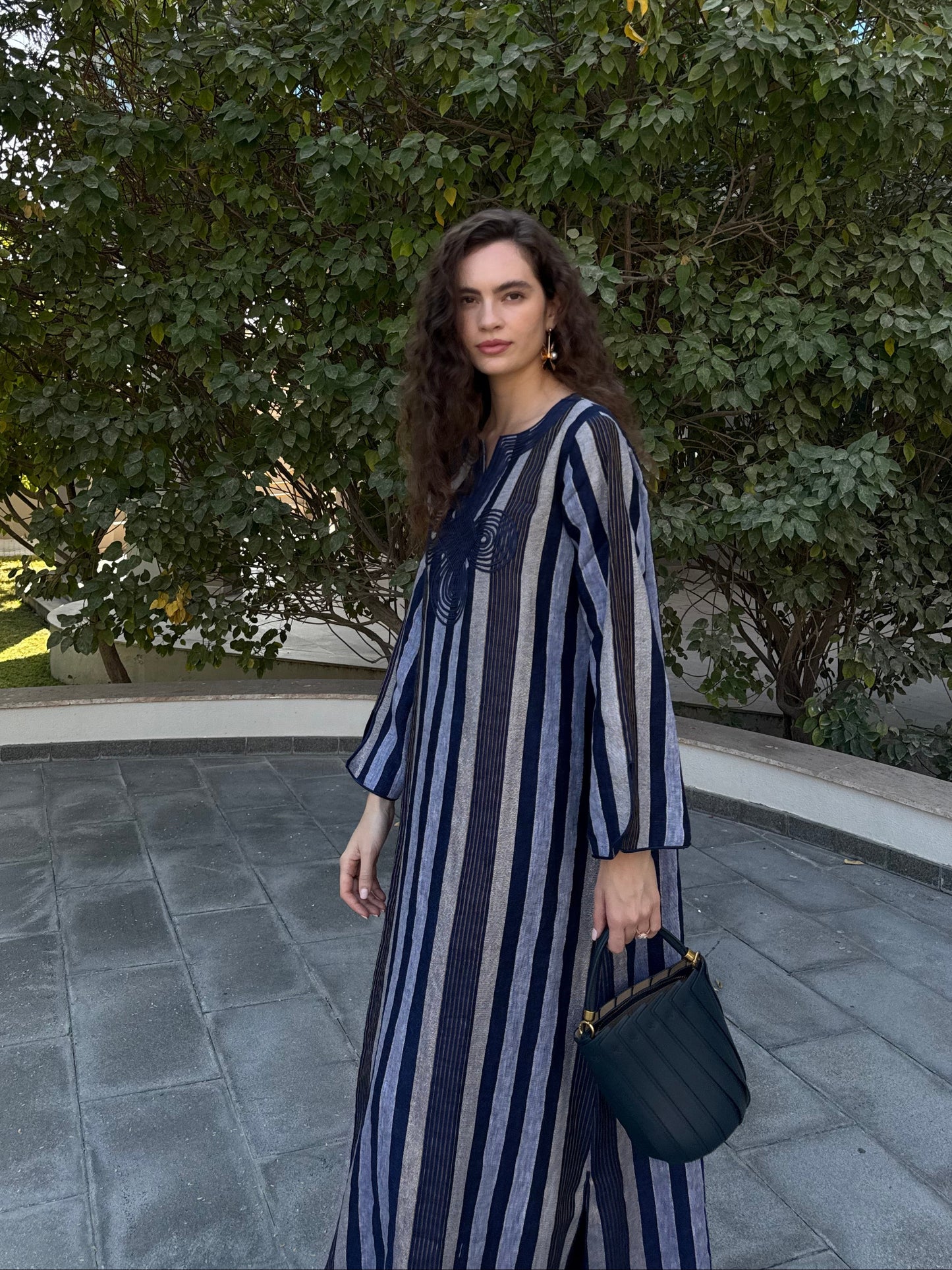 Nile Kaftan - Dark Blue