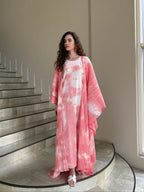 Hasna 2 piece Kaftan - Orange