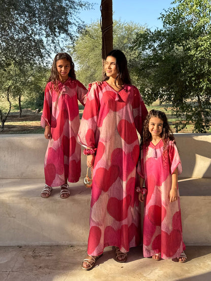 Hearts Kaftan - Kids