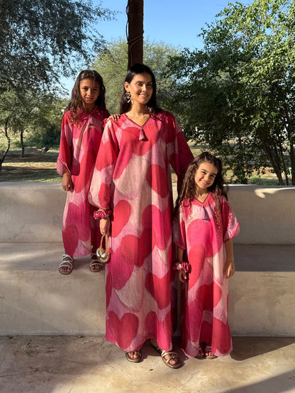 Hearts Kaftan - Kids