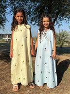 قفطان لونا للأطفال - أزرق -