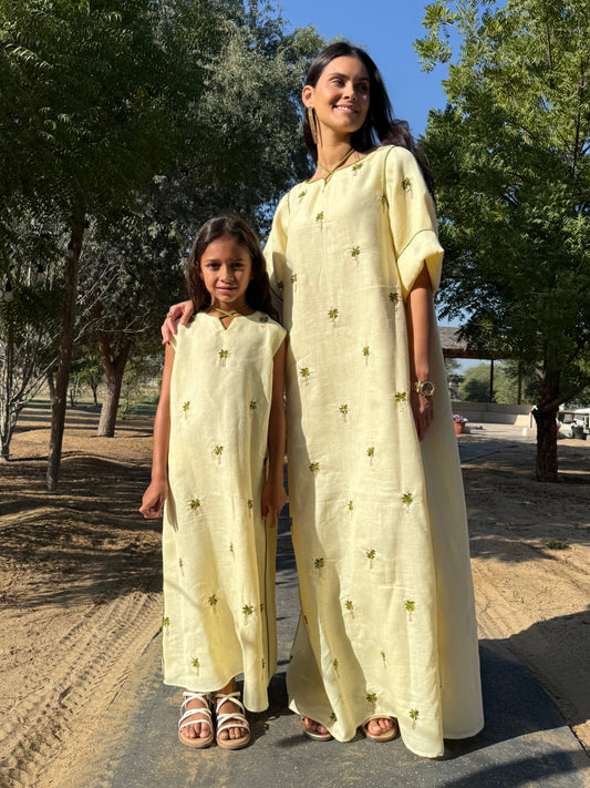 Luna Kaftan - Yellow