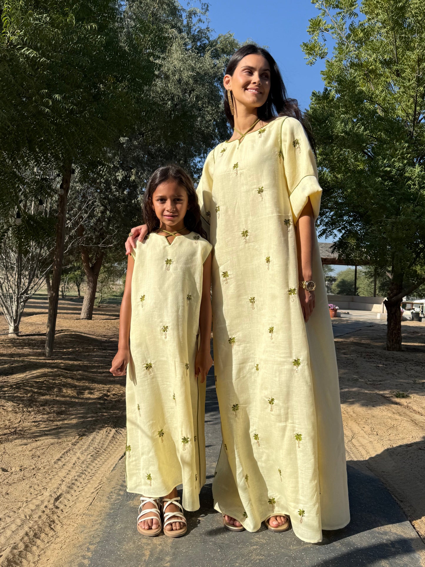Luna Kids Kaftan- Yellow