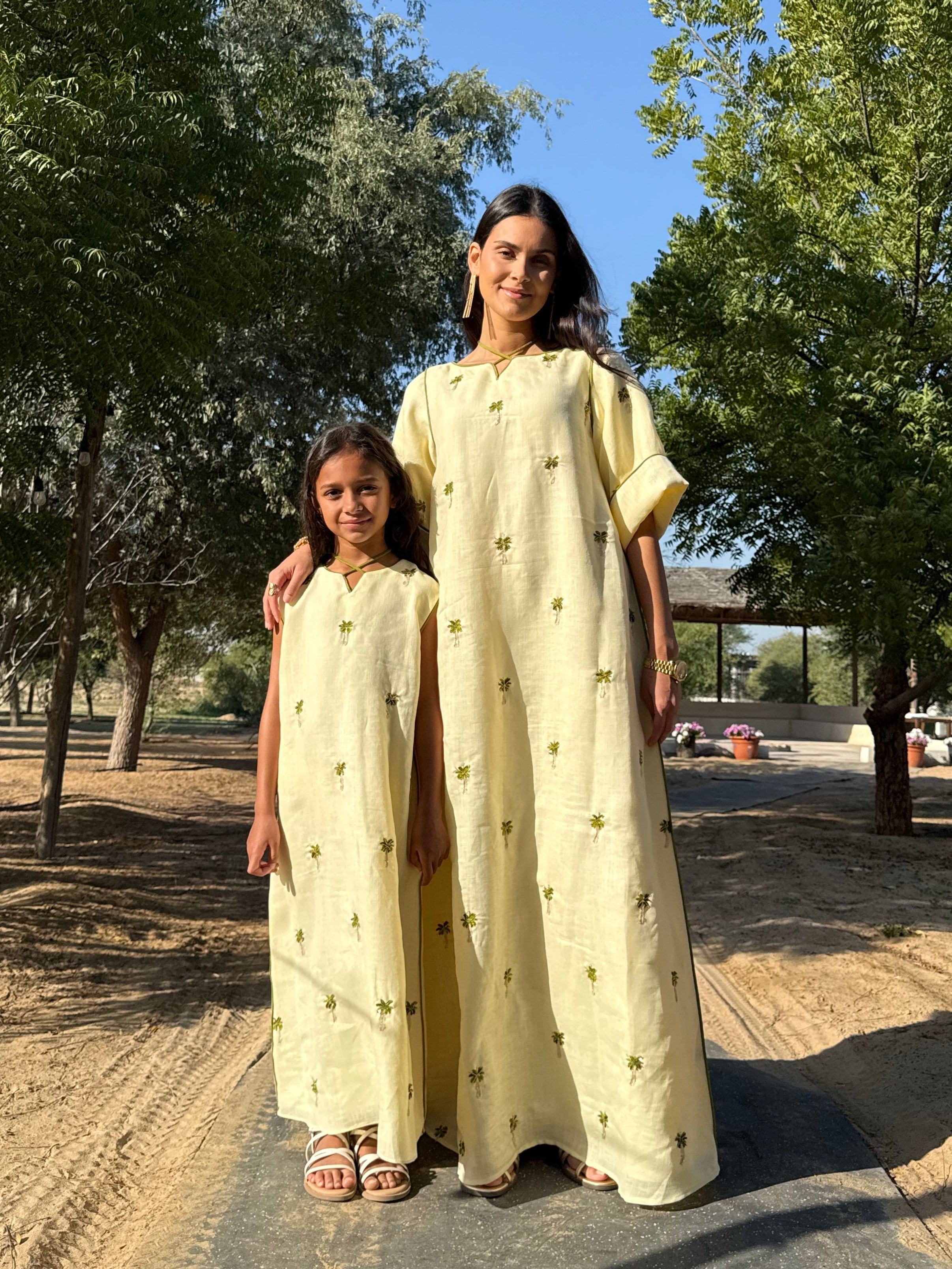 قفطان لونا - أصفر