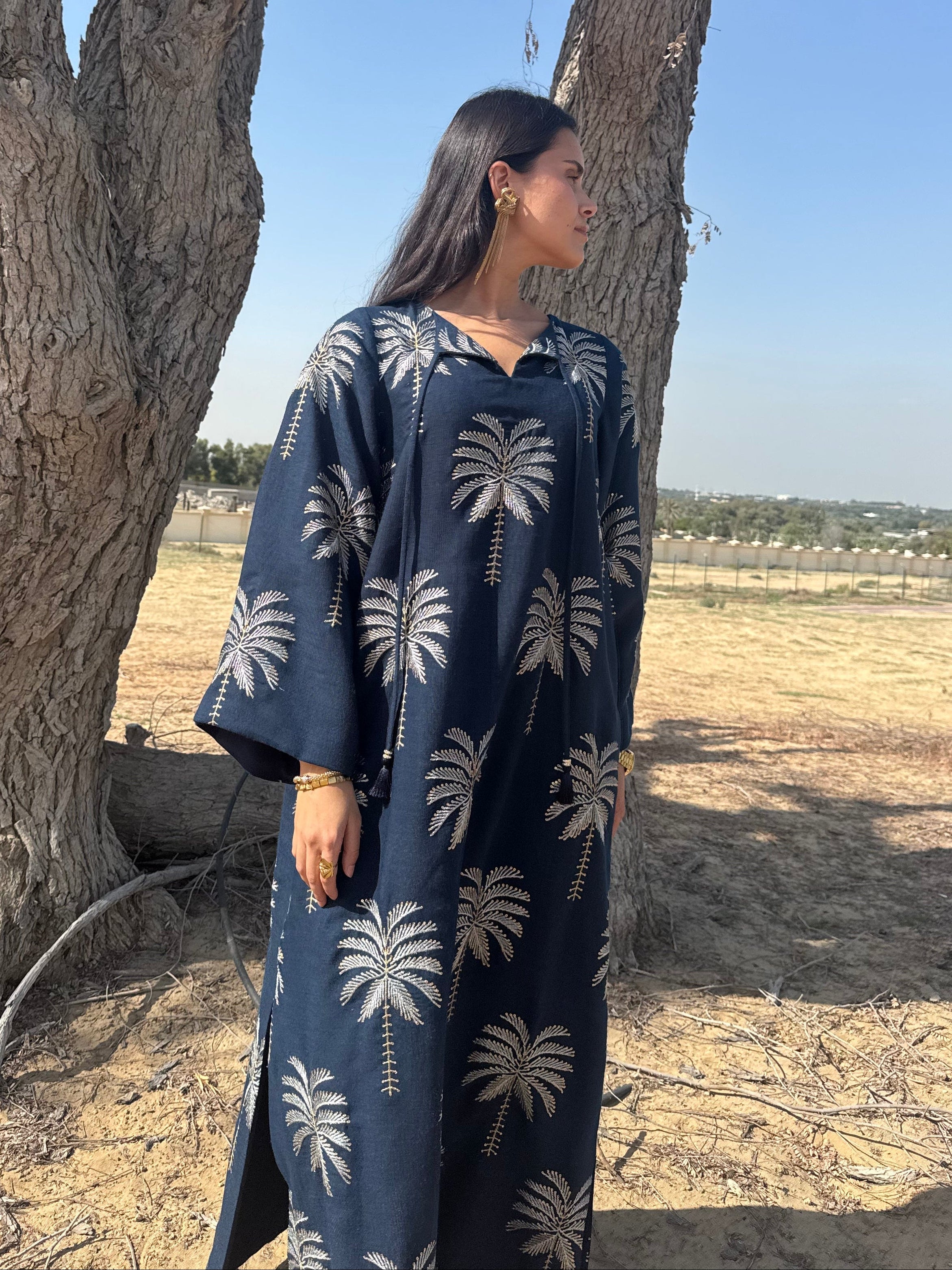 قفطان بالميرا - كحلي