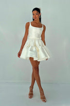 White Short Dress - EDS019A