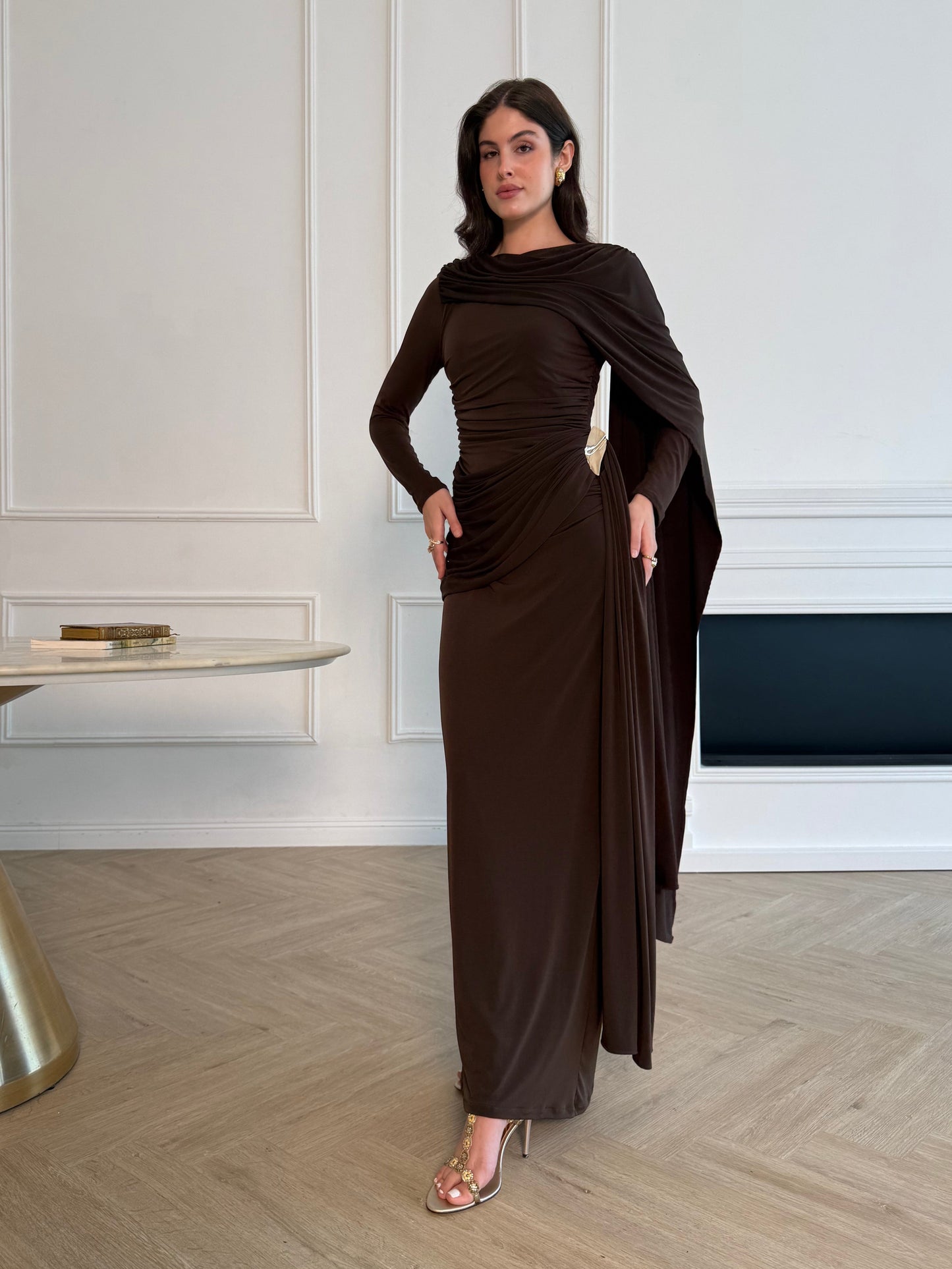 Elan Dress - Brown