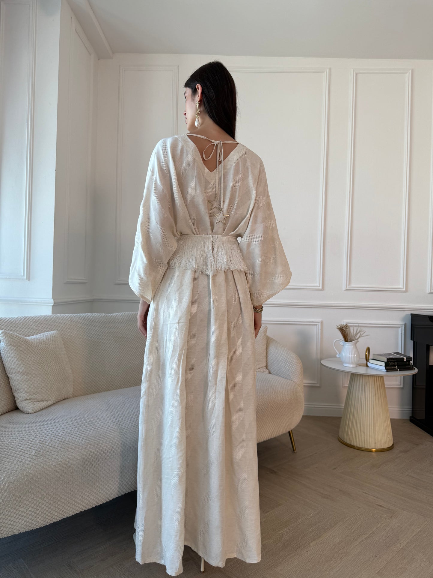 Opaline Kaftan - White
