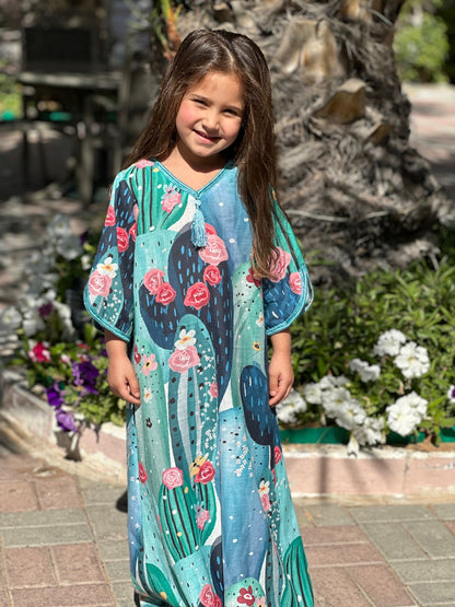 Green Kaftan Catcus - Kids