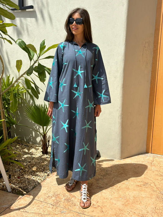 Starfish Kaftan - Blue