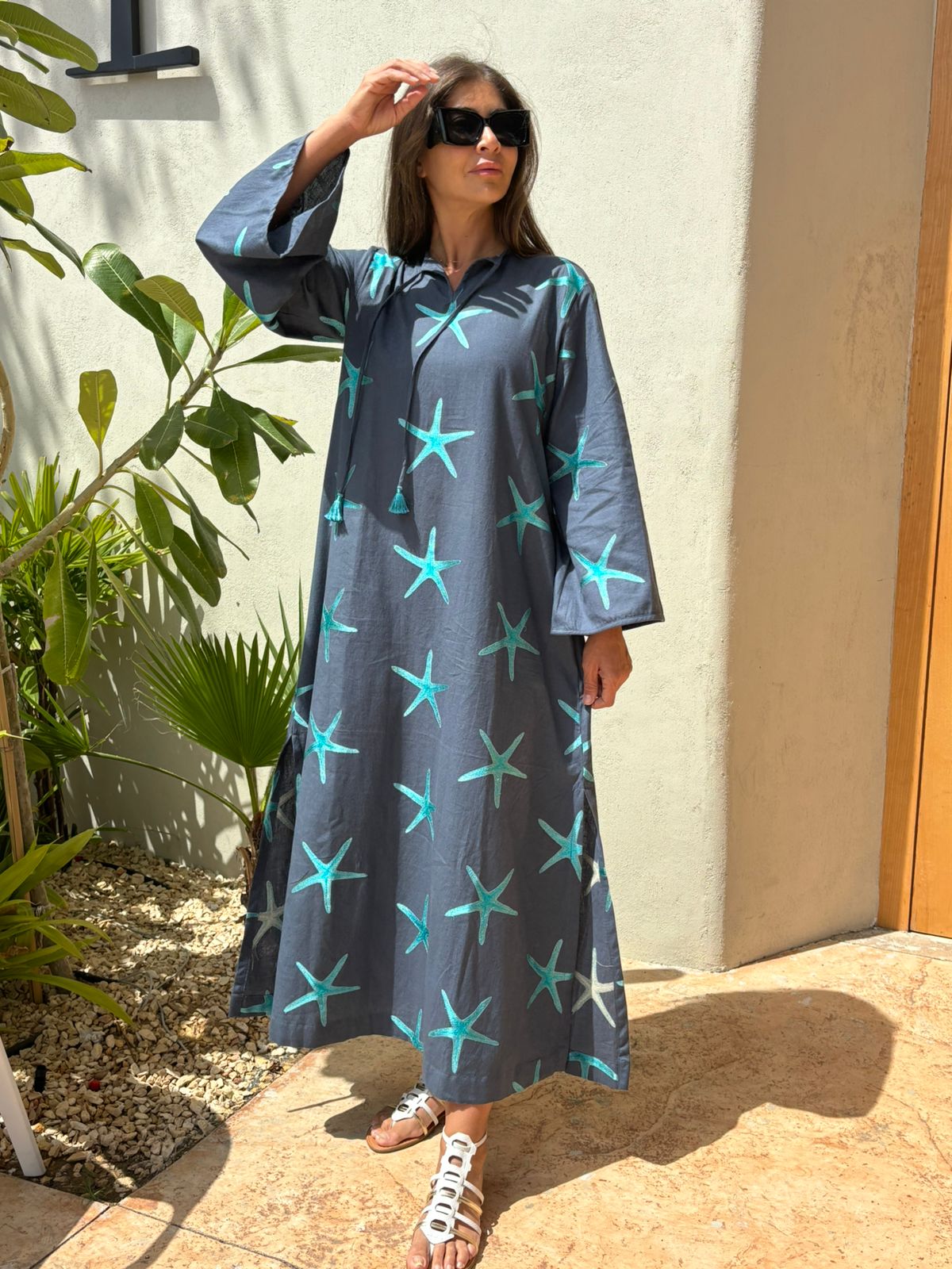 Starfish Kaftan - Blue