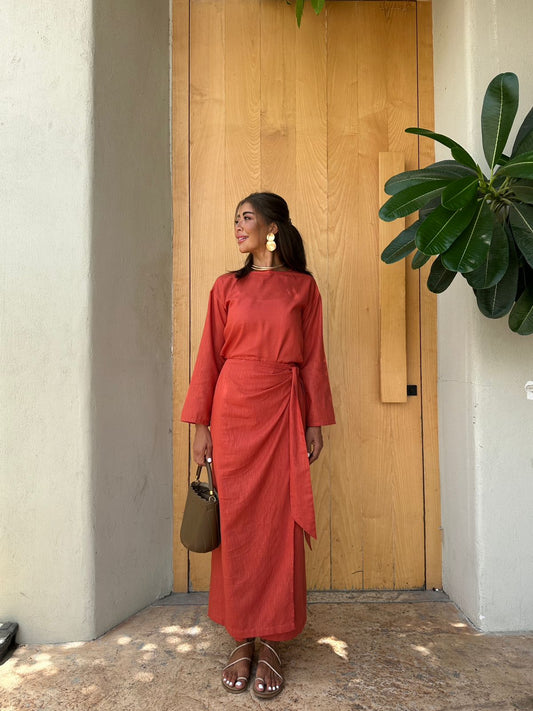 Marbella Set - Burnt Orange