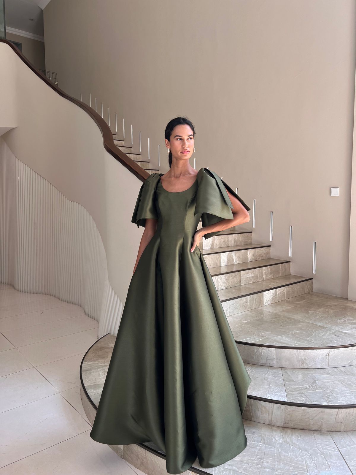 Olive Green Dress
