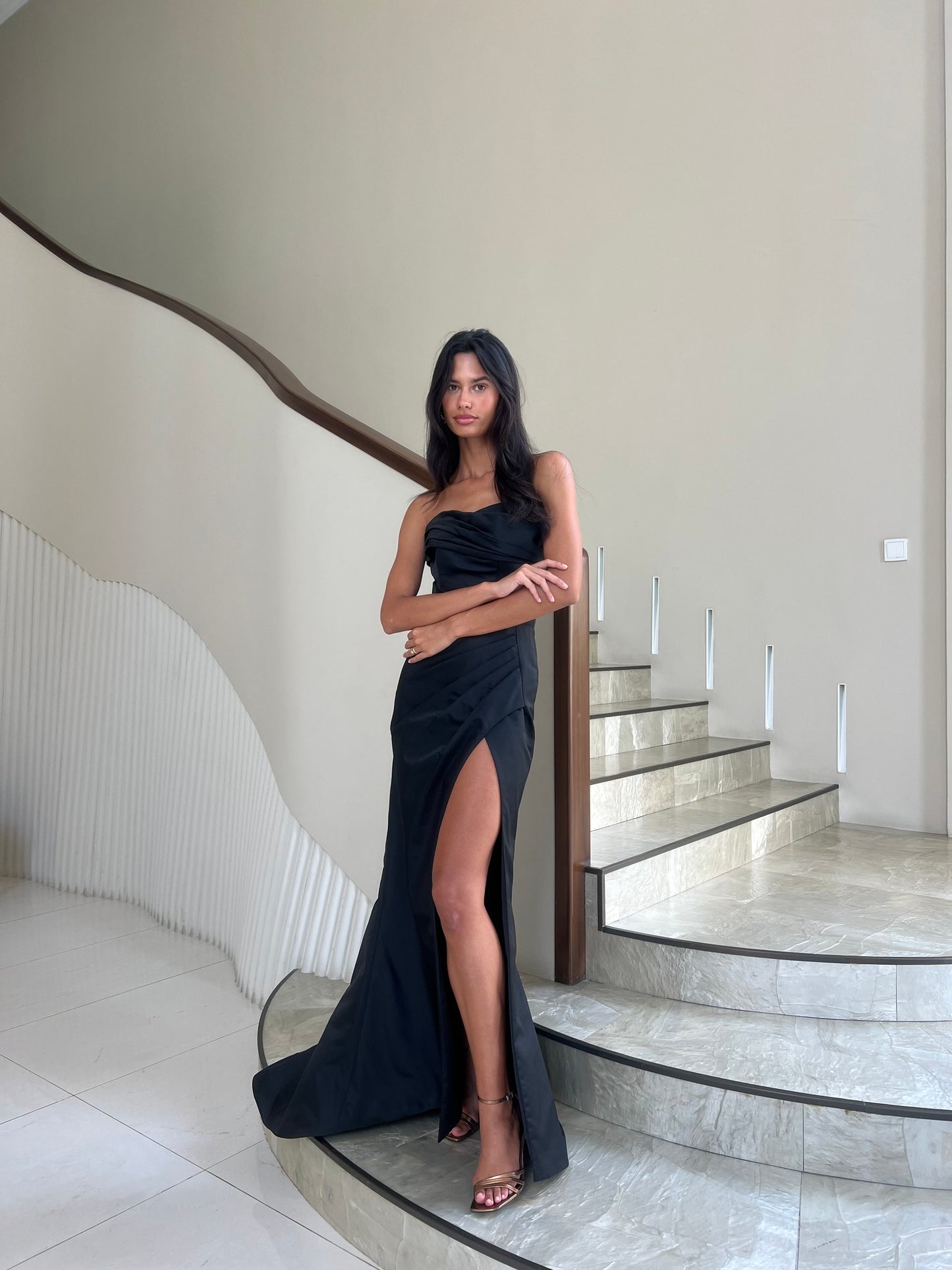 BLACK LONG DRESS